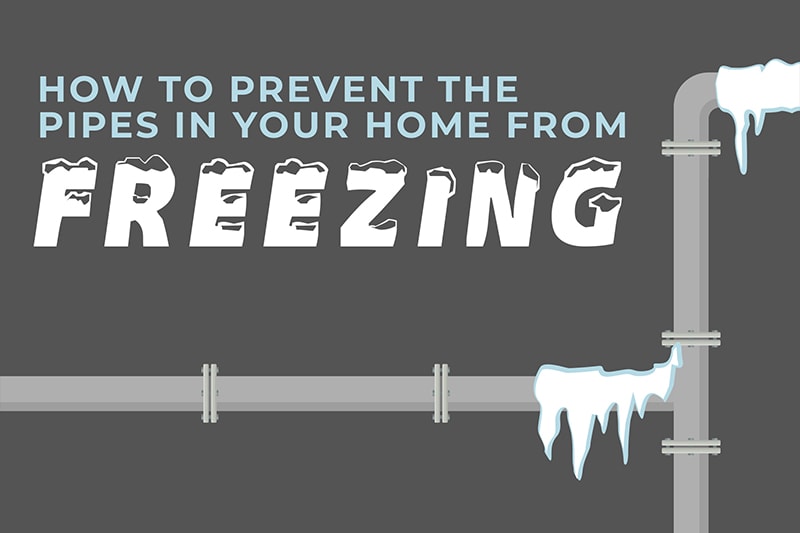 How to Prevent the Pipes in Your Home From Freezing. A frozen pipe.