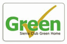Green logo.
